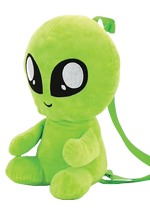 Neon Alien Plush Backpack