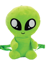 Neon Alien Plush Backpack