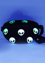 Alien Glow in the Dark AOP Belt Bags