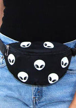 Alien Glow in the Dark AOP Belt Bags