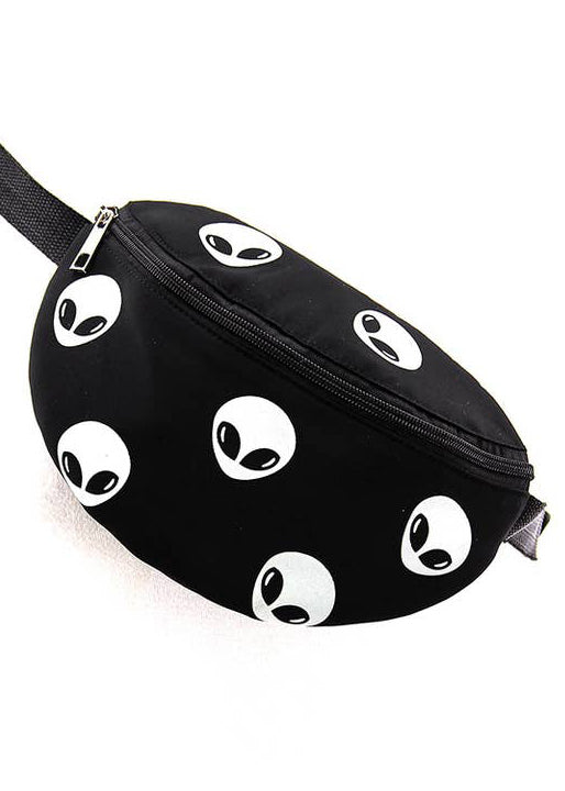 Alien Glow in the Dark AOP Belt Bags