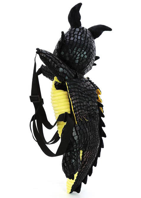 Black Dragon Plush Backpack