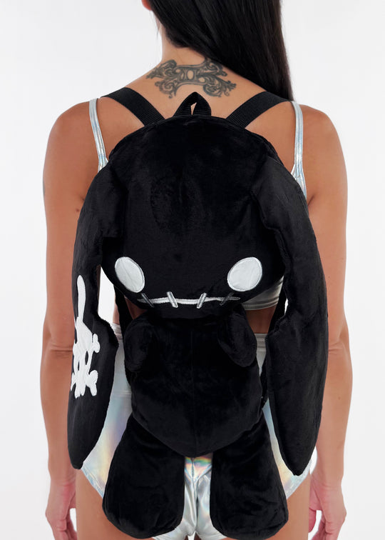 SPOOKYVILLE CRITTERS Galaxy Defender Anime Girl Plush Backpack Spookyville Critters Neon Alien Plush Backpack 83394FR  main image 4