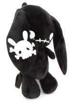 Naughty Bunny Black Plush Backpack