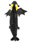 Black Dragon Plush Sling Backpack