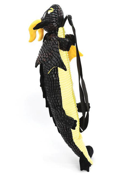 Spookyville Critters Black Dragon Plush Sling Backpack CH83378FR