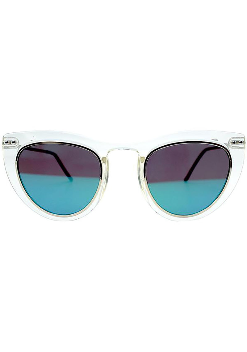 Spitfire Outward Urge Sunglasses in Clear/Green