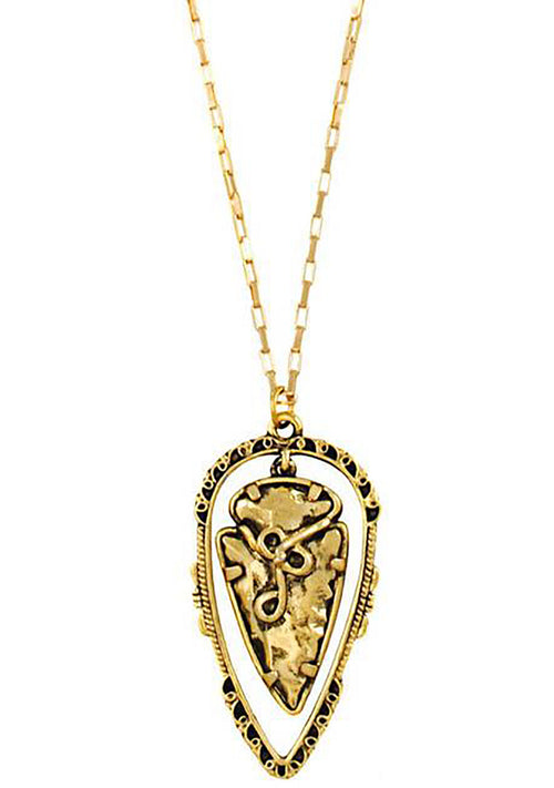 Vanessa Mooney The Illuminations Necklace in Gold