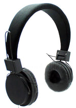 Mesh Stereo Headphones in Black