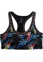 Tropical Punch Sports Bra Top