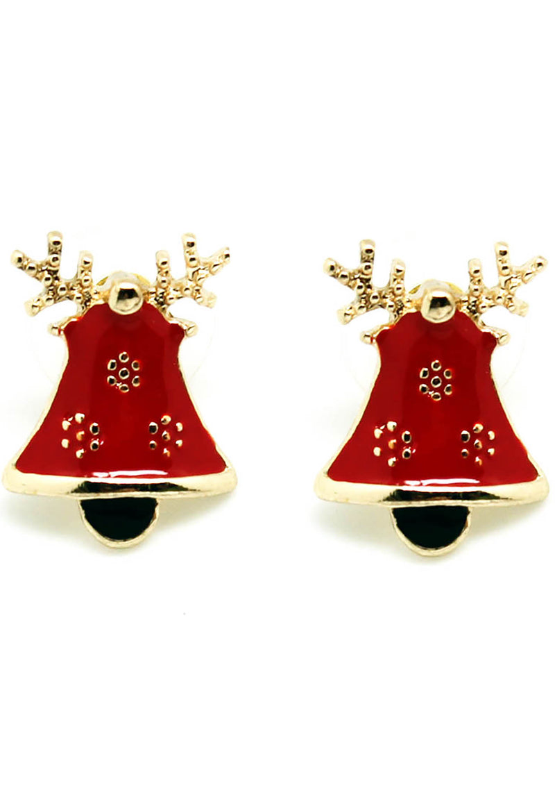 7 LUXE Christmas Bells Post Stud Earring