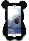 7 LUXE Super Star Bear Silicone Case for iPhone 6 in Black