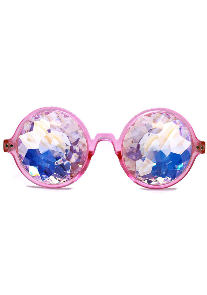 Dreamland Kaleidoscope Sunglasses in Pink