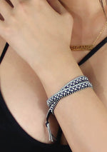 X Katie Soleil Aspen Double Wrap Beaded Bracelet