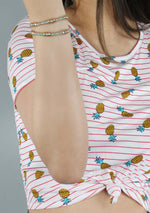 7 LUXE X Katie Soleil Marigold Double Wrap Beaded Bracelet