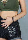 7 LUXE X Katie Soleil Vamp Double Wrap Beaded Bracelet