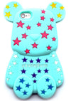 7 LUXE Super Star Bear Silicone Case for iPhone 6 in Aqua