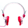 Pink Splatter Stereo Headphones
