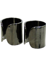 8 Other Reasons Undefeated Rings in Gunmetal (Sets of 2)