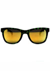 Adidas Originals Square Mirror 2.0 Sunglasses in Green Tortoise/Gold