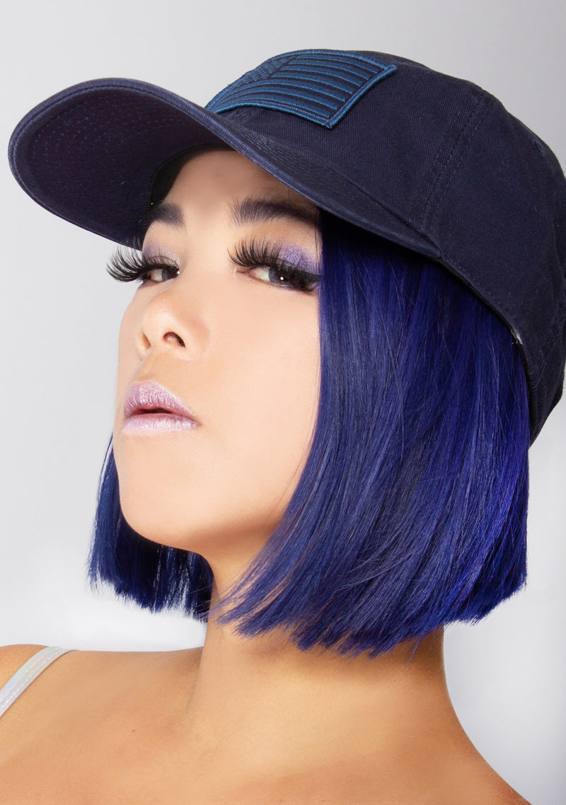 USA Conrad Tonal Raglan Hat in Navy