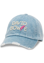 American Needle Bowie Round Up Baseball Hat in Light Denim