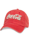 American Needle X Coca-Cola Fade Wash Raglan Hat in Red/White
