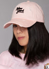 New York Shred Slouch Raglan Hat in Pink