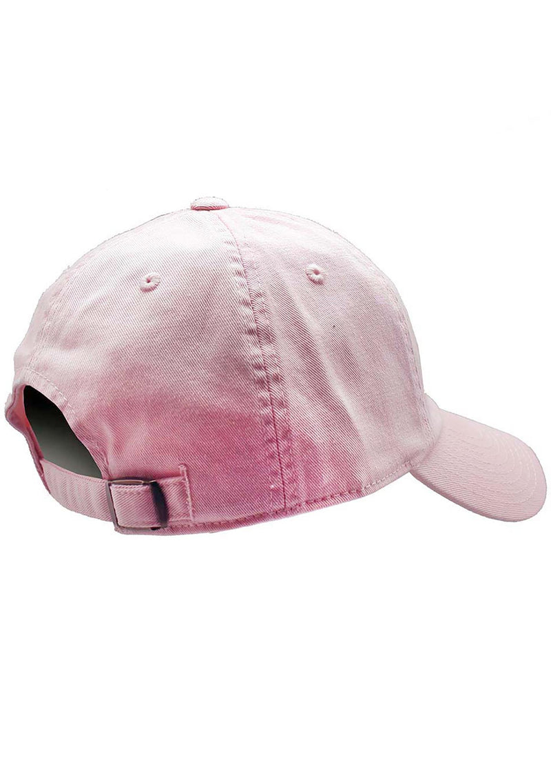 Washed Slouch Raglan Hat in Pink