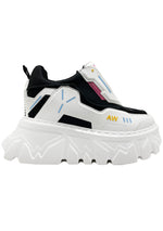 GOOSEBERRY 08 Cyber Saga White Platform Sneakers