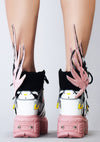 MANGOSTEEN 07 Destiny 2.0 Pink Platform Sneakers