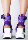 MULBERRY 03 Metamorphosis Purple Platform Sandals
