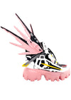SOURSOP 04 Destiny Pink Platform Sneakers