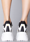 WATERMELON 04 Neo Genesis White Platform Sneakers