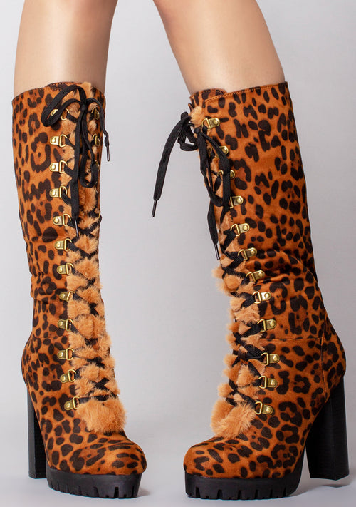 Ready To Pounce Lace Up Boots