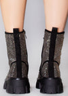 Black Ice Platform Boots