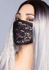 Black She-Lace Dust Mask