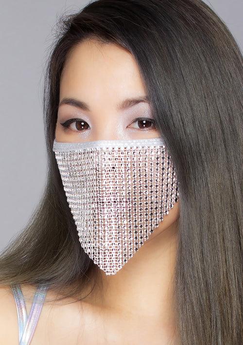 Disco Doll Crystal Face Mask