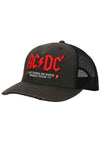 AC/DC World Tour Distressed Trucker Hat