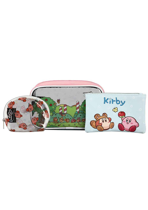 Nintendo Kirby Picnic 3 PC Cosmetic Bag Set