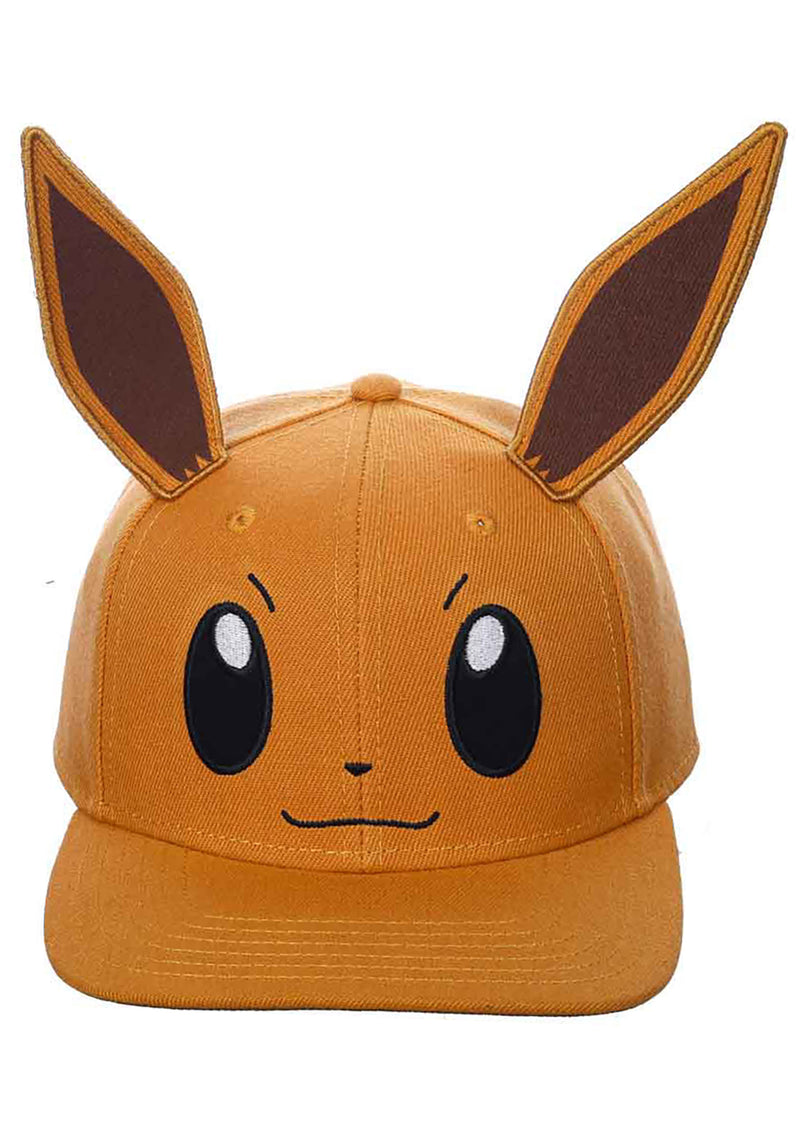 Pokemon Eevee 3D Cosplay Snapback Hat