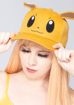 Pokemon Eevee 3D Cosplay Snapback Hat