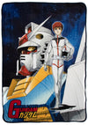 Gundam Classic Mobile Suit Fleece Throw