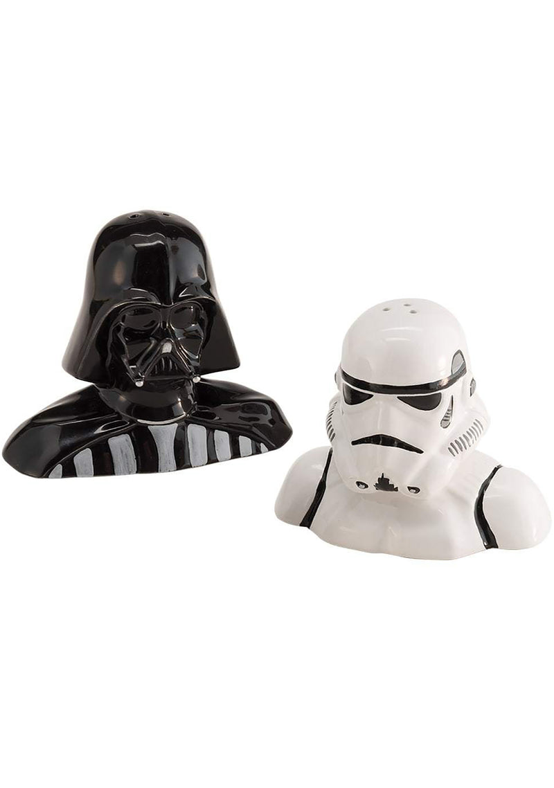  Star Wars Stormtrooper & Darth Vader Ceramic Salt & Pepper  Shakers