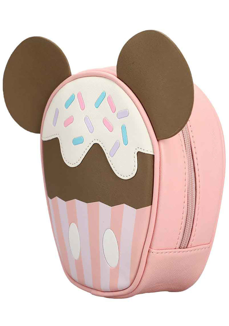 Disney Mickey Mouse Sweet Tooth Cupcake Cosmetic Bag