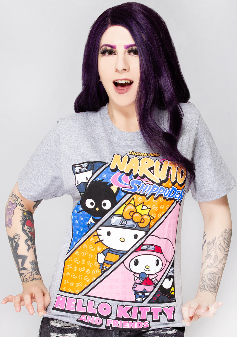 Naruto Hello Kitty & Friends T-Shirt