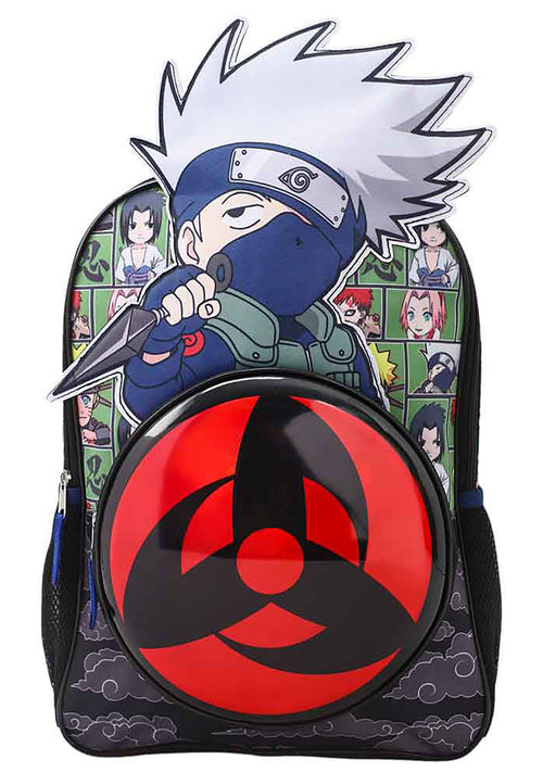 Naruto Kakashi Metal Sharingan Backpack