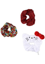 Sanrio Hello Kitty Scrunchies 3 Pack Set