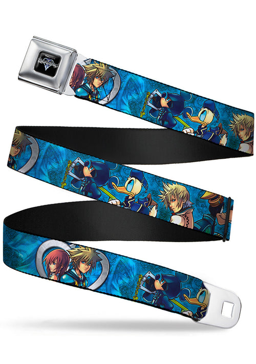Disney Kingdom Hearts Characters Seatbelt Belt