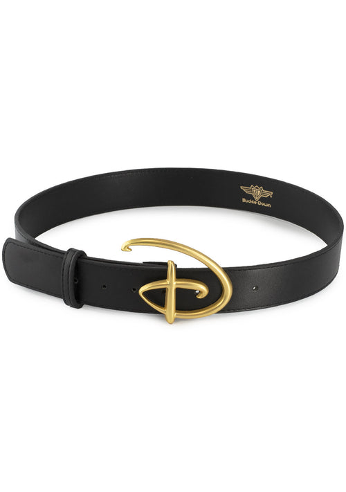 Disney Gold Signature D Belt